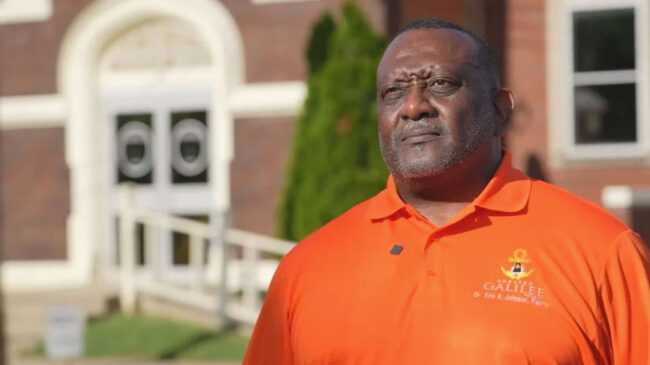 Dr. Eric Johnson, senior pastor at Greater Galilee Chuch. (PHOTOCREDIT: WDRB NEWS)
