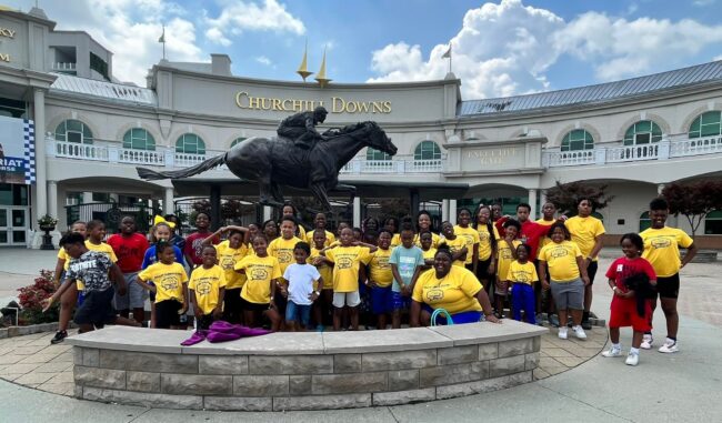 Louisville Non-profit Galilee Community Development visits Chirchill Downs